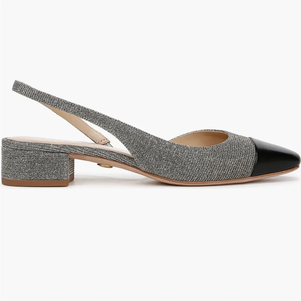 Veronica Beard Cecile Half d'Orsay Slingback Pump - Picture 8 of 17